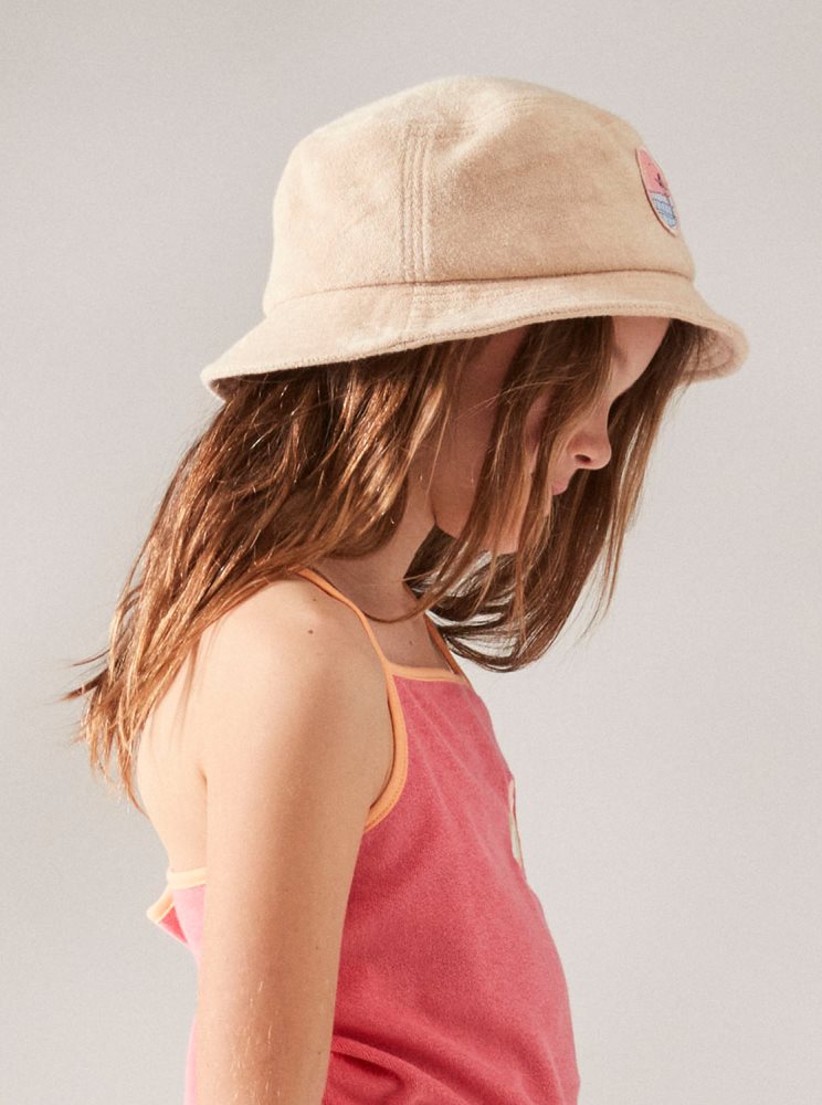 Beige Kids' Roxy 4-16 Astral Aura Bucket Hats | USA ZJXW-96053