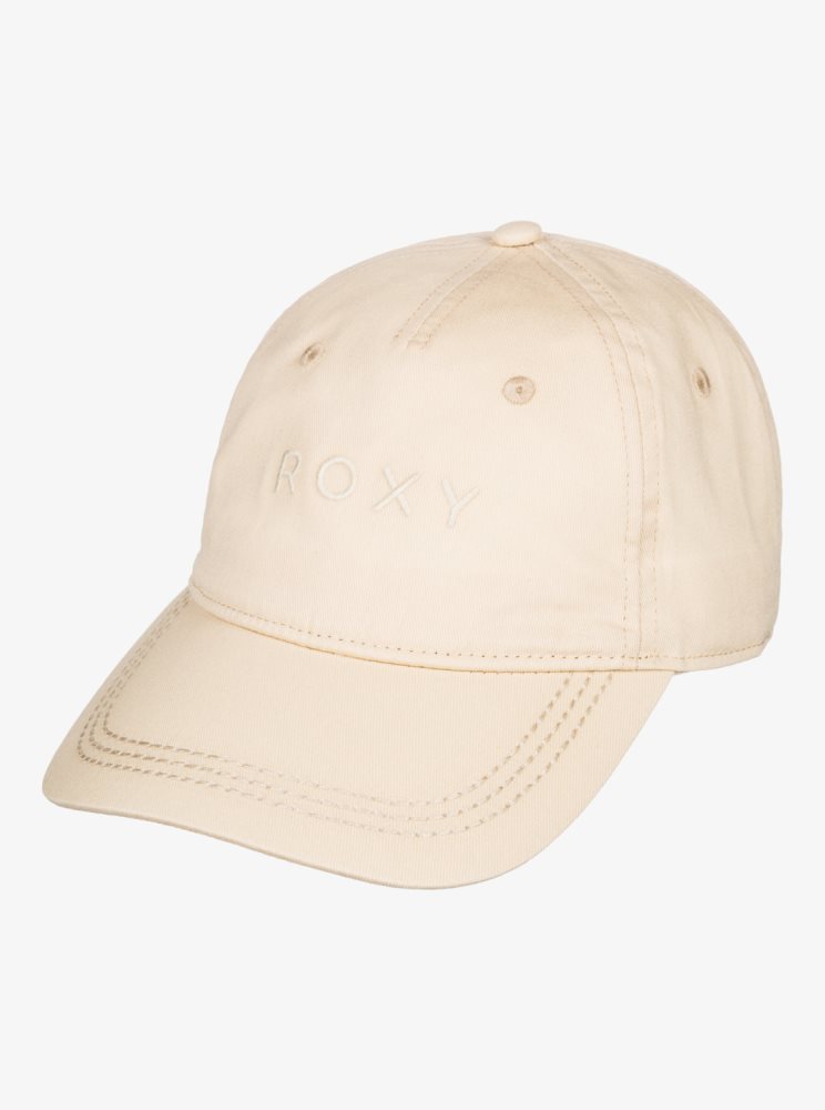 Beige Women's Roxy Dear Believer Baseball Caps | USA YBIW-84095