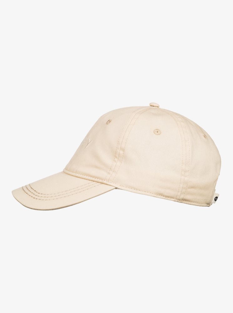 Beige Women's Roxy Dear Believer Baseball Caps | USA YBIW-84095