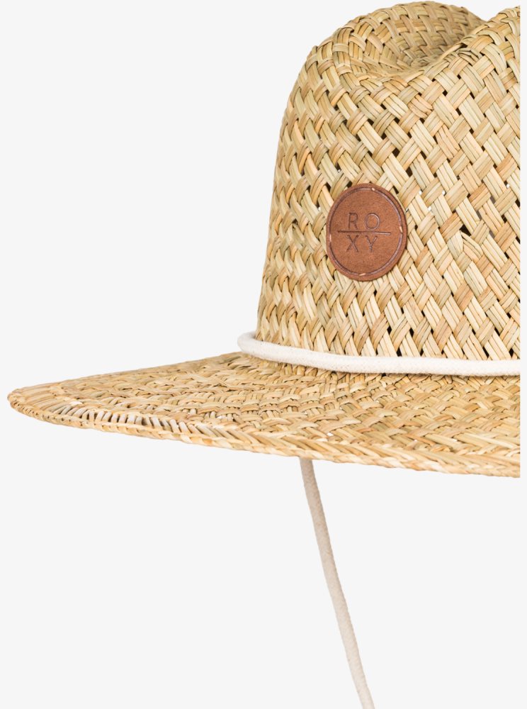 Beige Women's Roxy Sunshine On My Mind Sun Hats | USA FOUI-06741