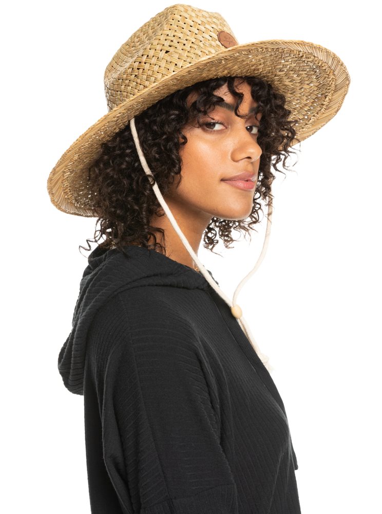 Beige Women's Roxy Sunshine On My Mind Sun Hats | USA FOUI-06741