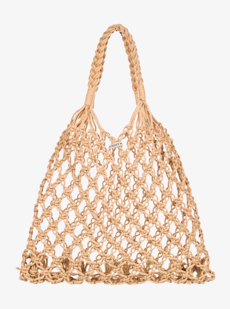 Beige Women's Roxy Sweet Nature Beach Bags | USA WRHJ-13042