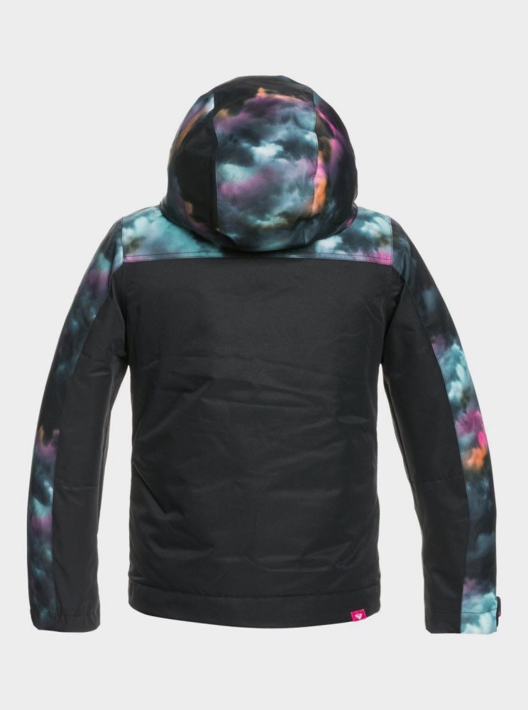 Black Kids' Roxy 4-16 Cloud Nine Insulated Ski Jackets | USA IOFQ-40932