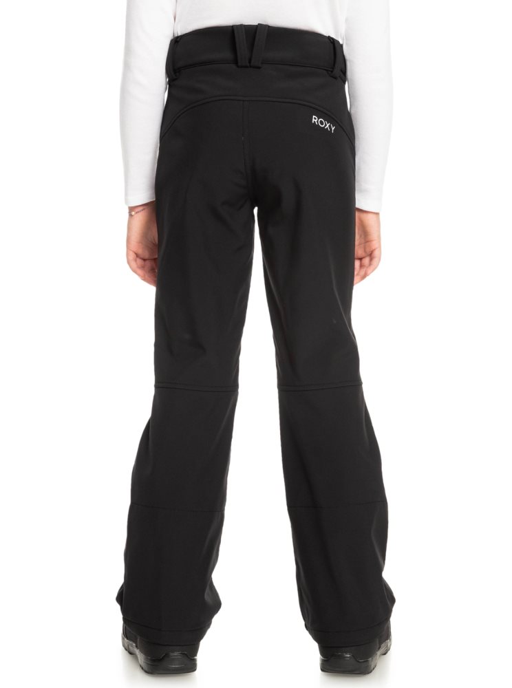 Black Kids' Roxy 4-16 Creek Insulated Snow Pants | USA JEPK-62987