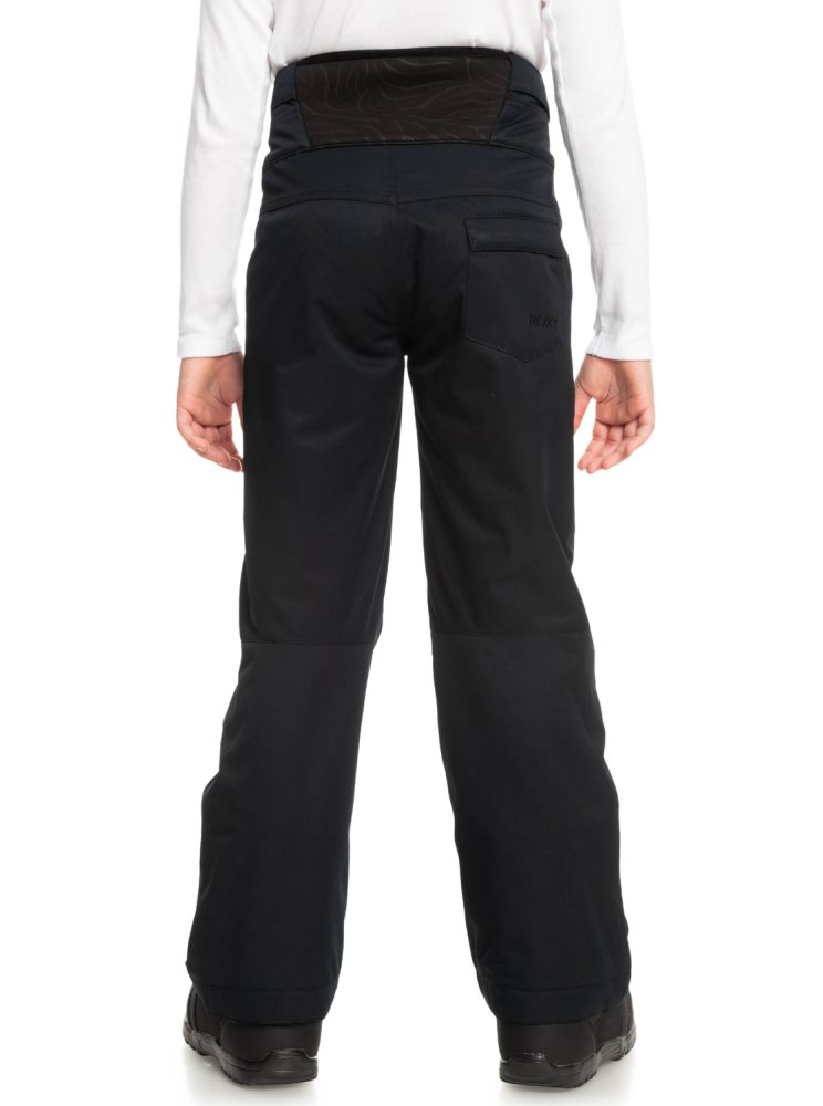 Black Kids' Roxy 4-16 Diversion Insulated Snow Pants | USA OFHE-37052