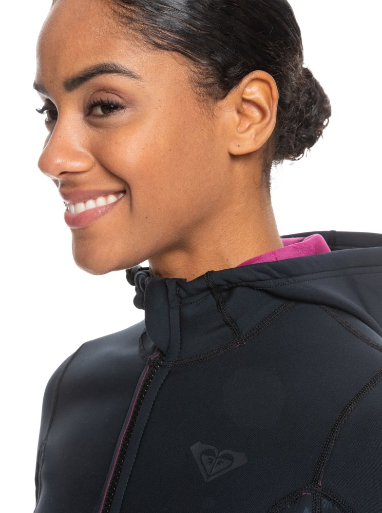 Black Women's Roxy 1mm Swell Series Wetsuit | USA RKSC-56079