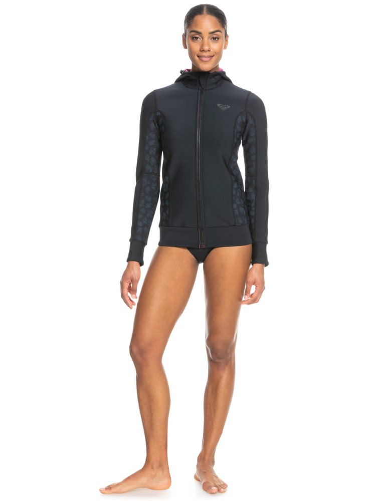 Black Women's Roxy 1mm Swell Series Wetsuit | USA RKSC-56079