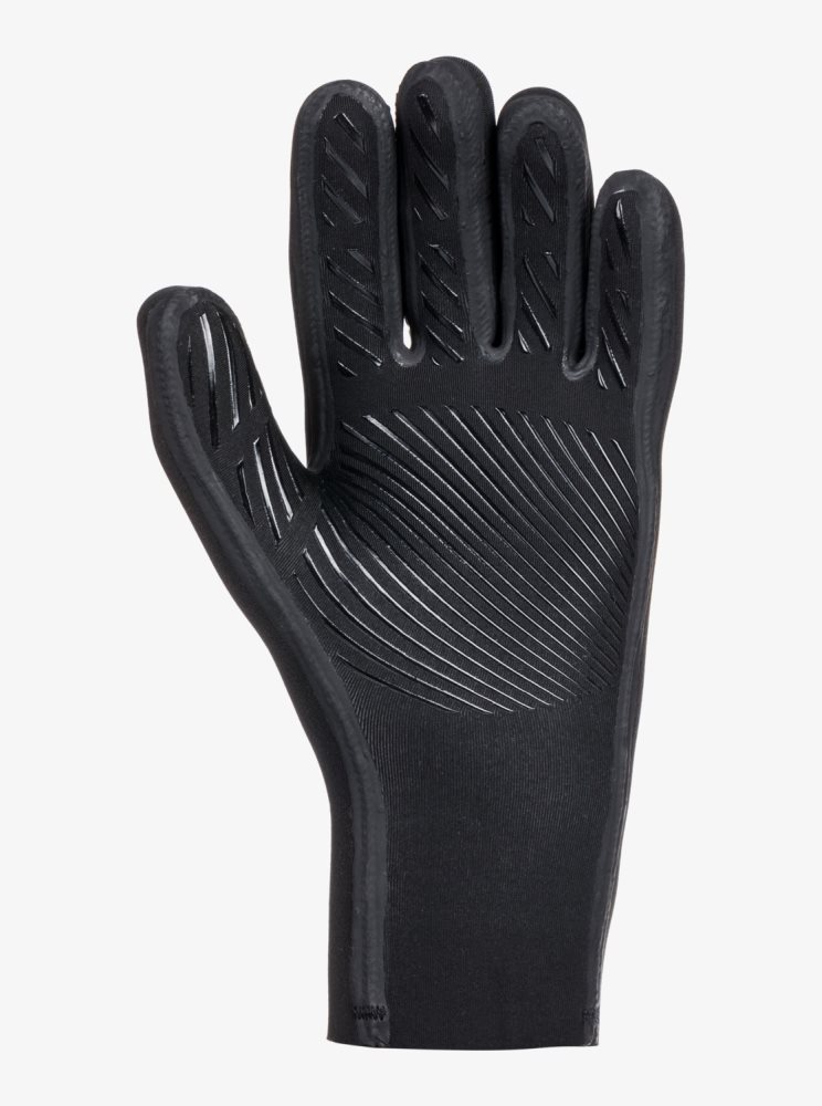 Black Women's Roxy 3mm Swell Series + Gloves Wetsuit | USA FJWZ-40268