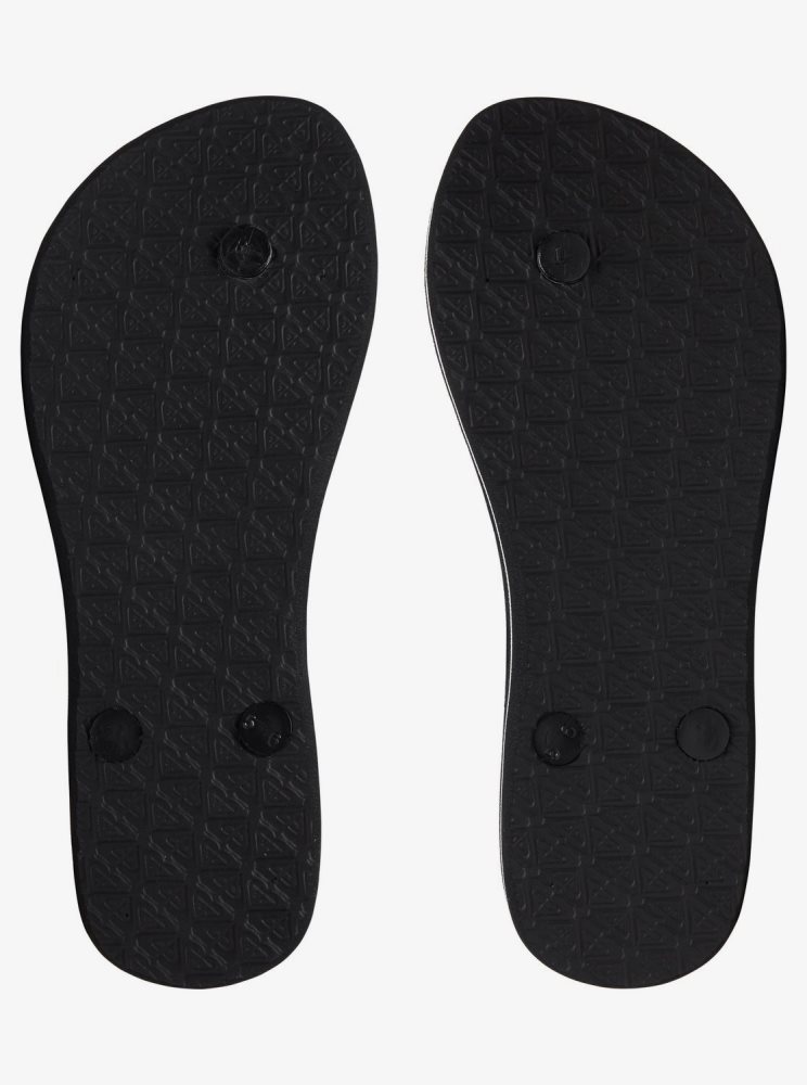 Black Women's Roxy Azul Basic Flip Flops | USA UMBH-41908