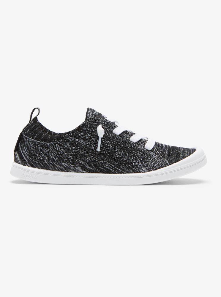 Black Women's Roxy Bayshore Closed Sneakers | USA RWBL-48501