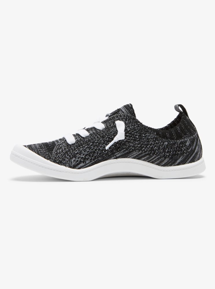 Black Women's Roxy Bayshore Closed Sneakers | USA RWBL-48501