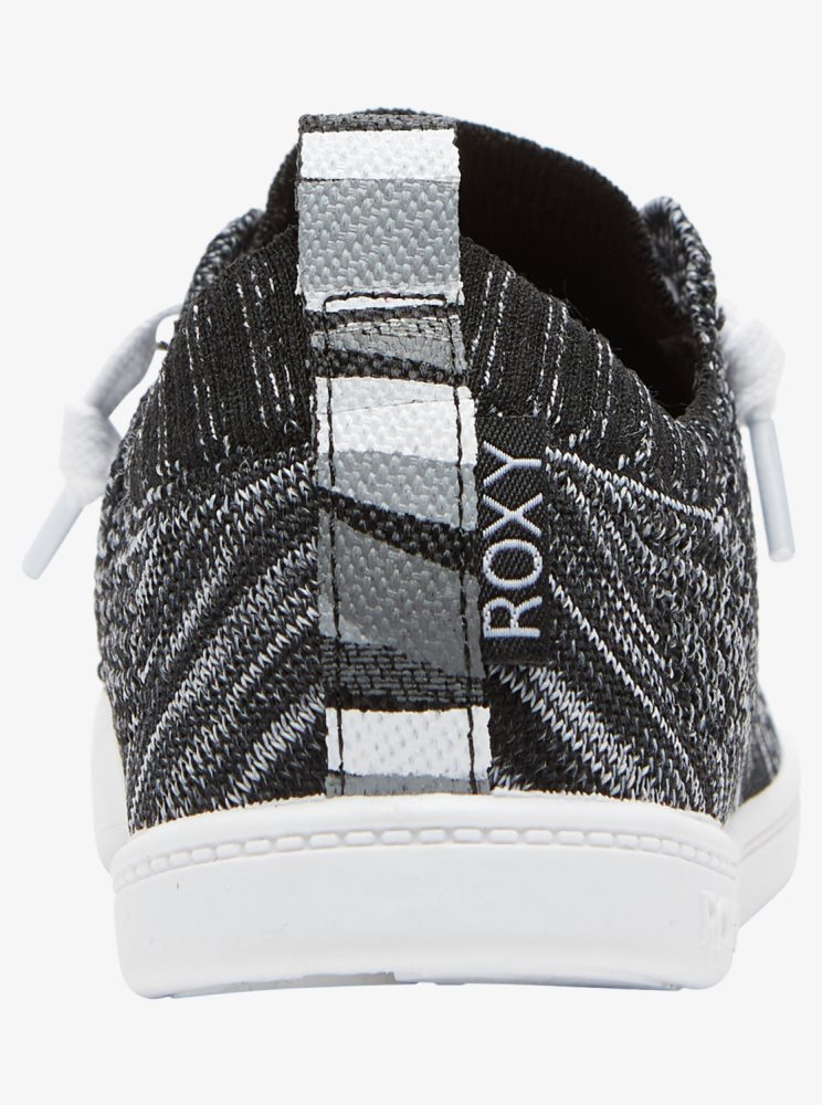 Black Women's Roxy Bayshore Closed Sneakers | USA RWBL-48501