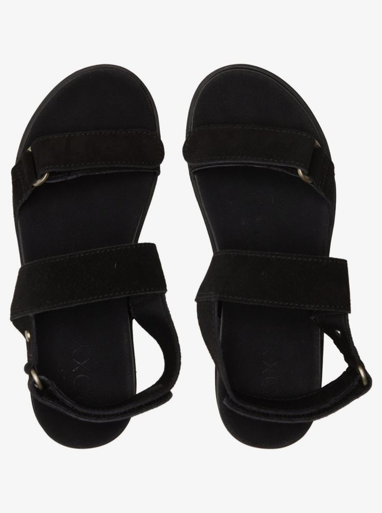 Black Women's Roxy Himari Sandals | USA REVN-04791