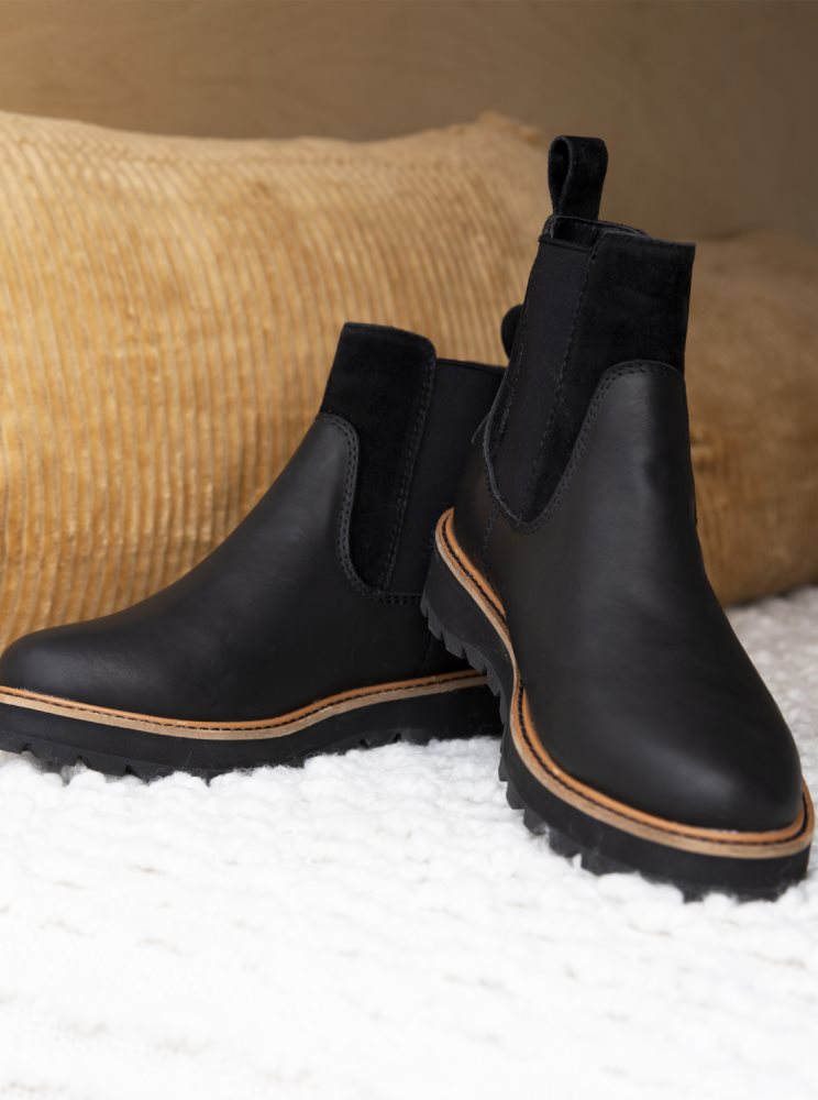 Black Women's Roxy Marren Chelsea Boots | USA VYAR-23104