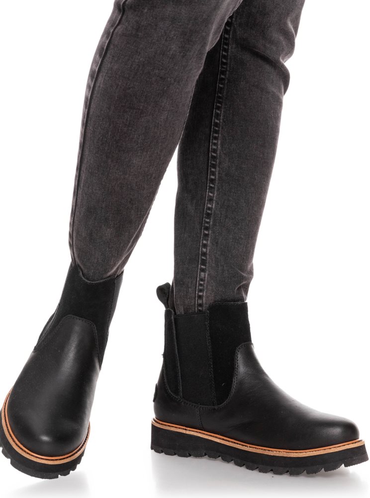 Black Women's Roxy Marren Chelsea Boots | USA VYAR-23104