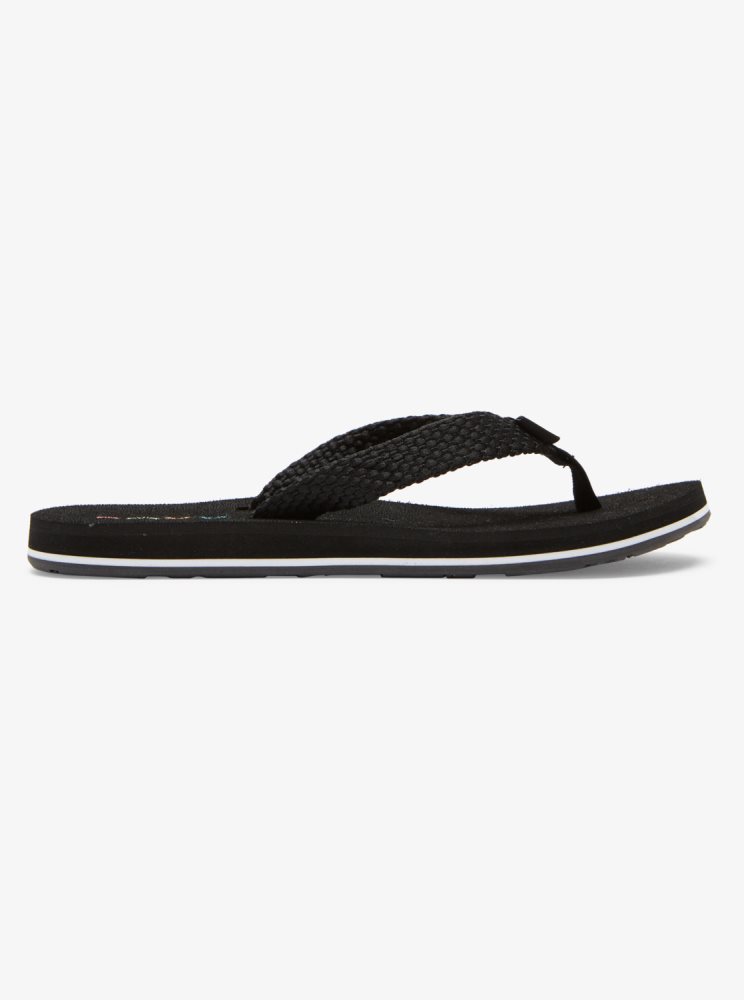 Black Women's Roxy Send It Sandals | USA BCUM-18365