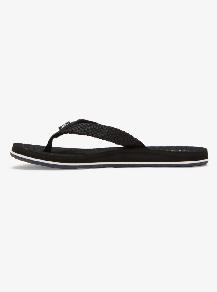 Black Women's Roxy Send It Sandals | USA BCUM-18365