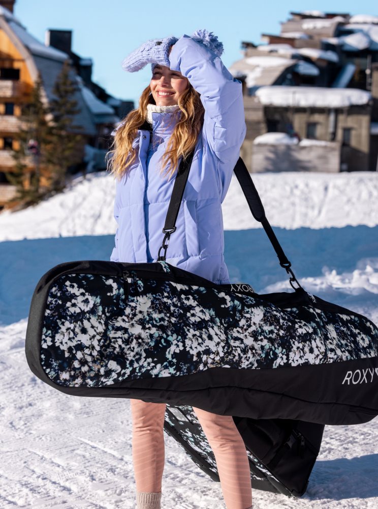 Black Women\'s Roxy Snowboard Travel Sleeve Bags | USA BFSN-87234