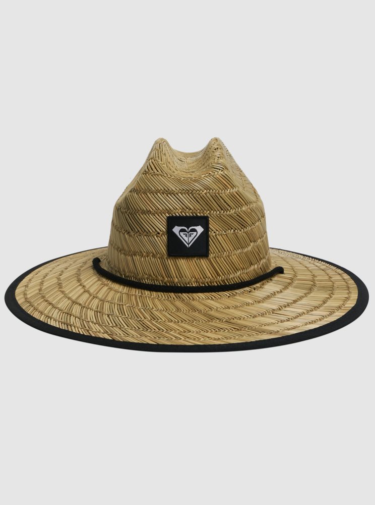 Black Women's Roxy Tomboy Sun Hats | USA TWIV-87356