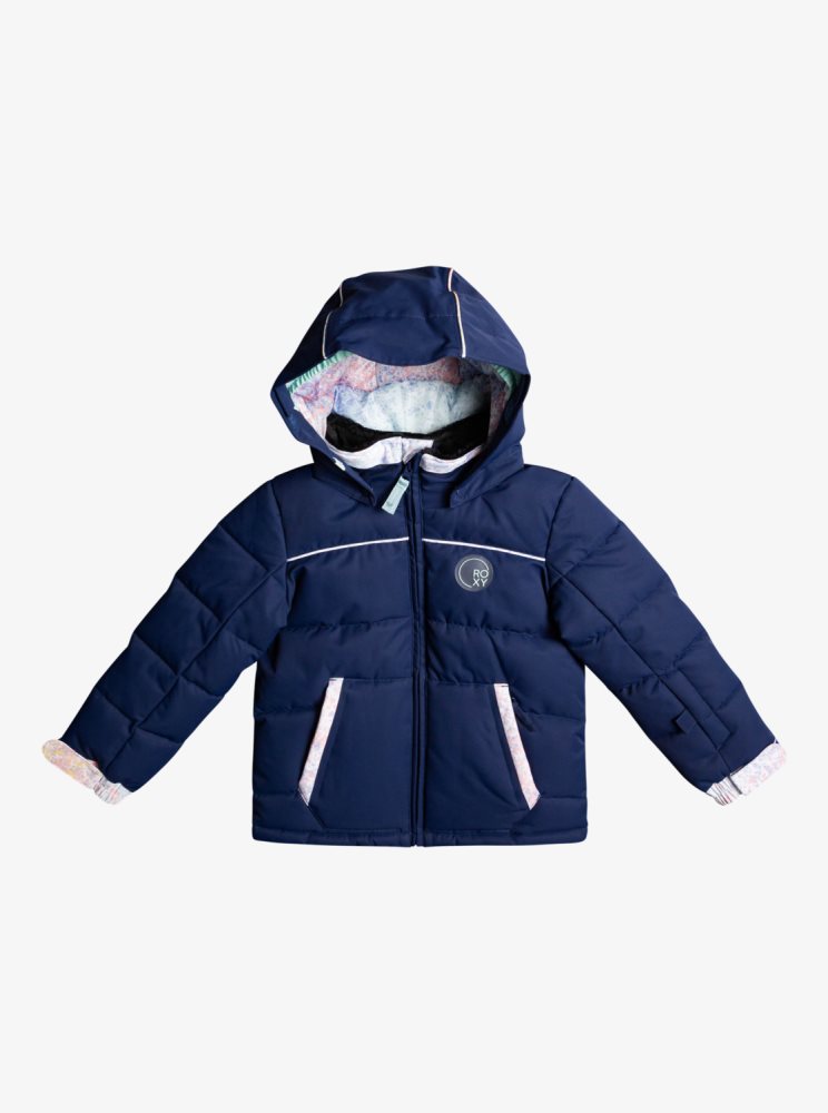 Blue Kids' Roxy 2-7 Heidi Insulated Ski Jackets | USA HPQW-61379