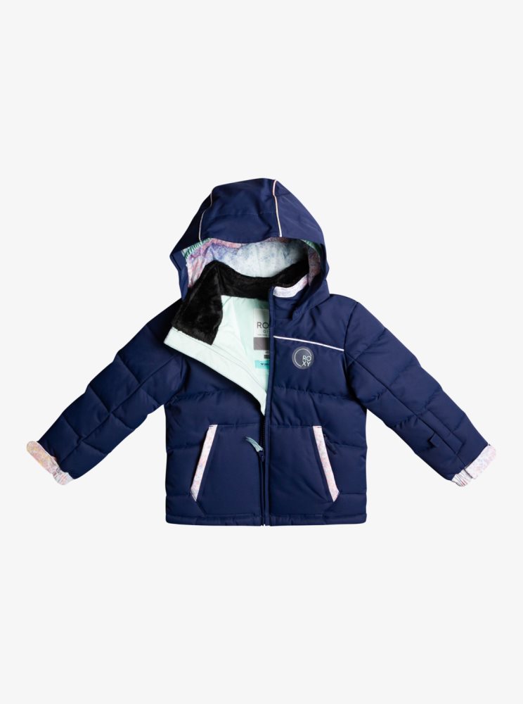 Blue Kids' Roxy 2-7 Heidi Insulated Ski Jackets | USA HPQW-61379