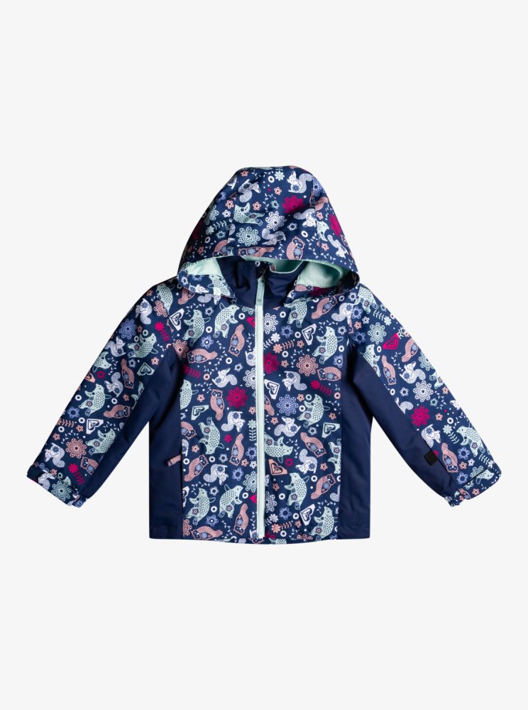 Blue Kids' Roxy 2-7 Snowy Tale Insulated Ski Jackets | USA AWXF-06538