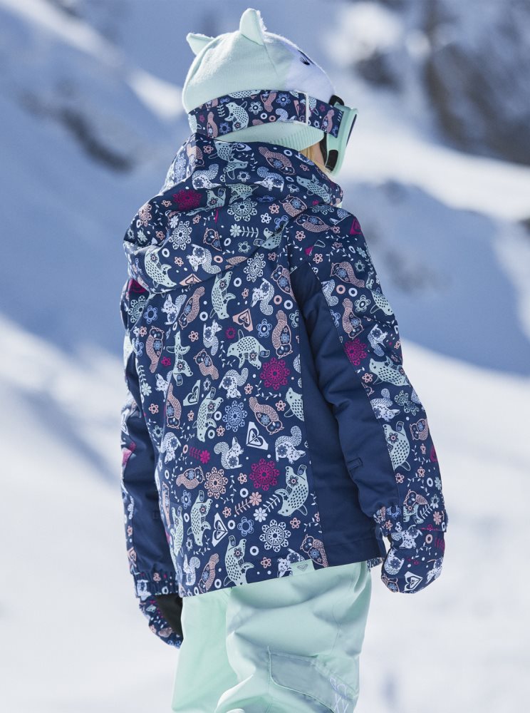 Blue Kids' Roxy 2-7 Snowy Tale Insulated Ski Jackets | USA AWXF-06538