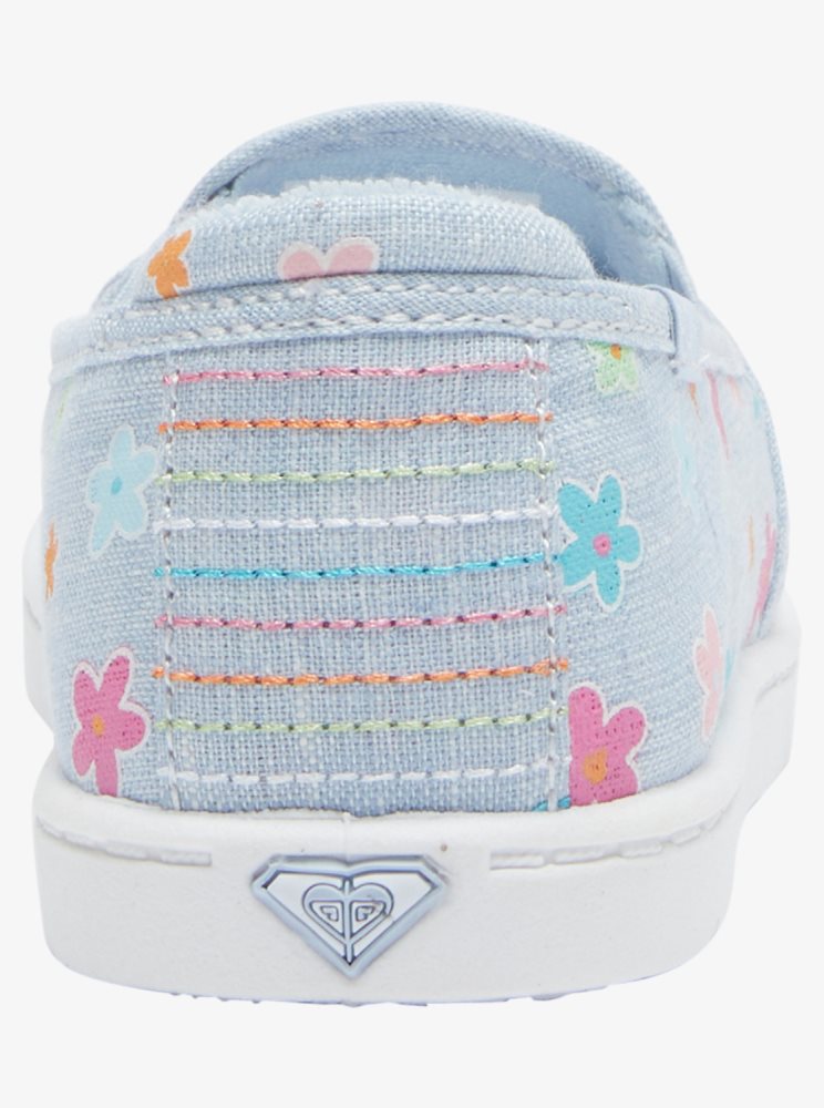 Blue Kids' Roxy 4-16 Minnow Slip On Shoes | USA BDPR-08921