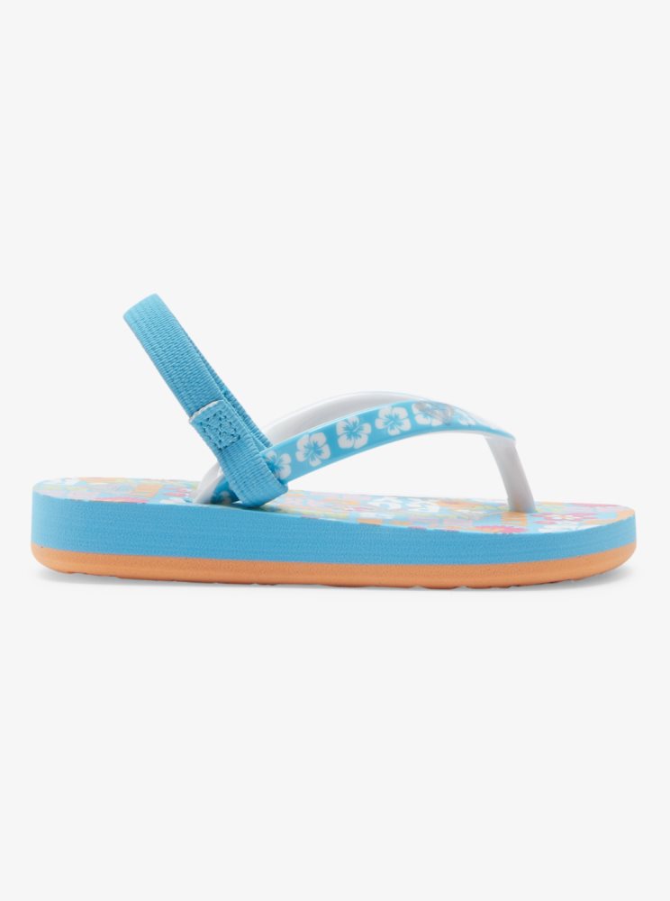 Blue Kids' Roxy Pebbles Sandals | USA XUIV-06958