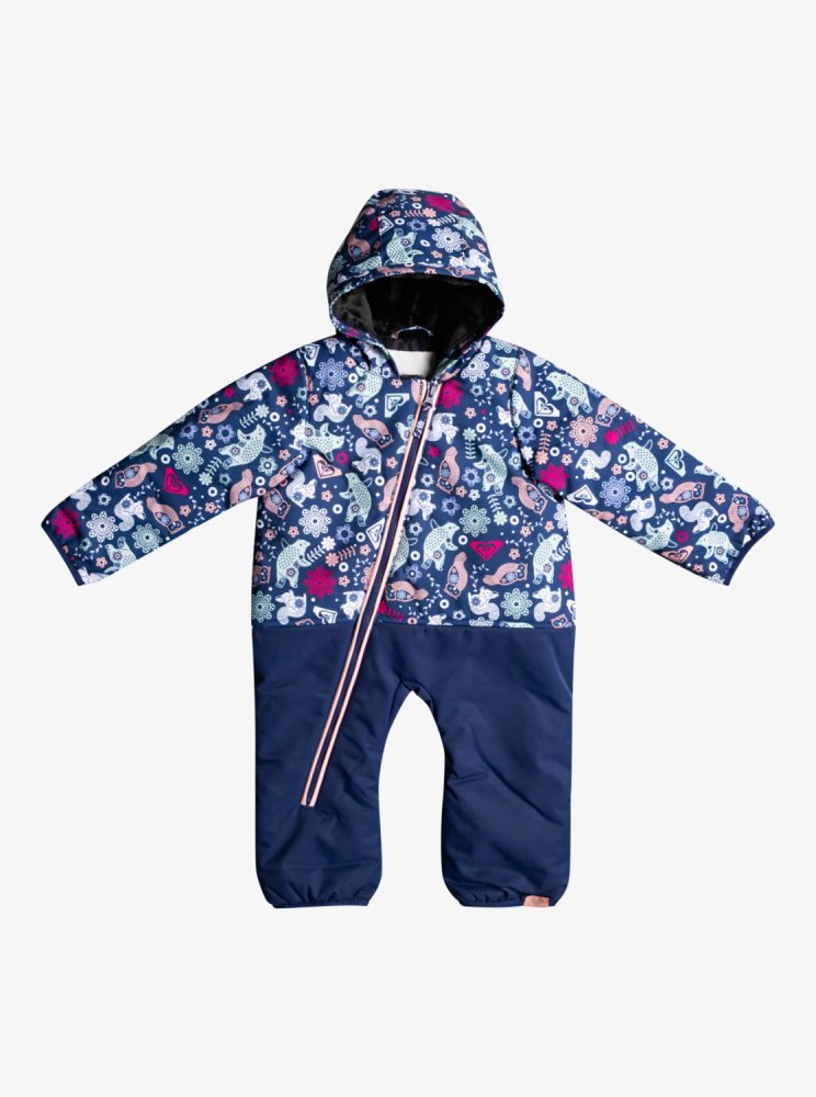 Blue Kids\' Roxy Rose Insulated Snow Suit Baby Ski Jackets | USA TLZI-42680