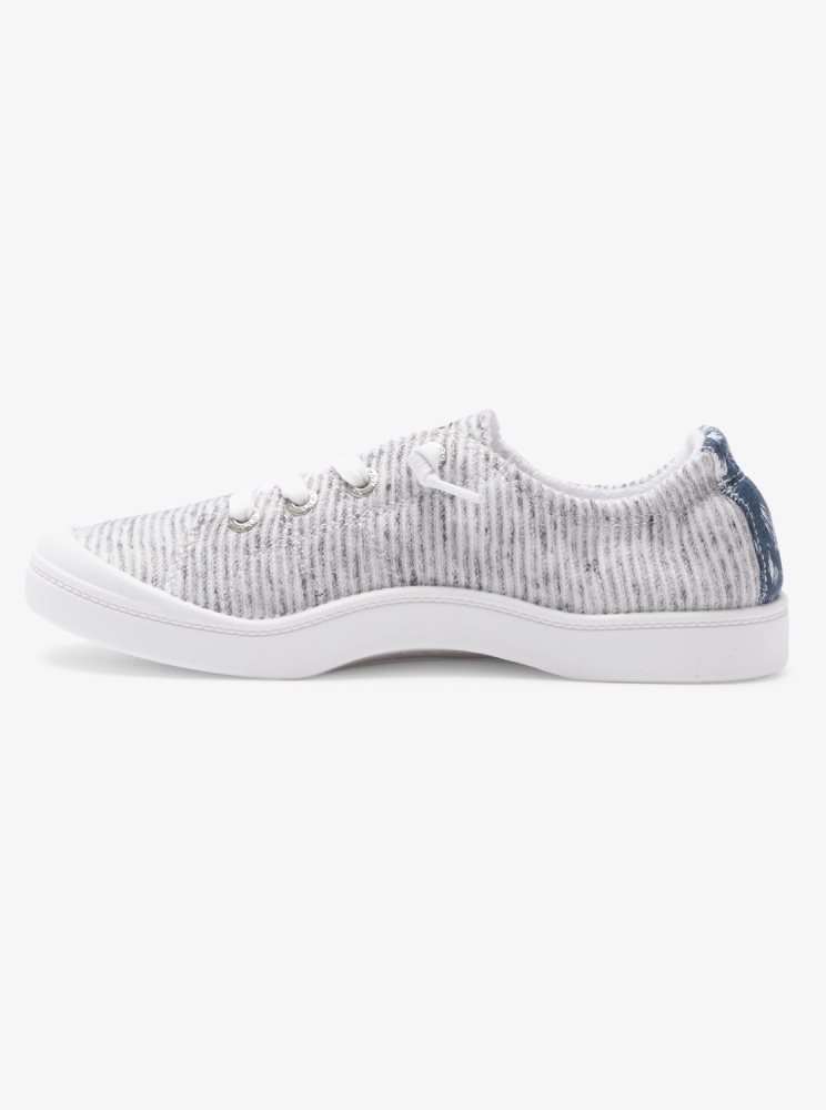 Blue / Navy Women's Roxy Bayshore Sneakers | USA KBNC-86391