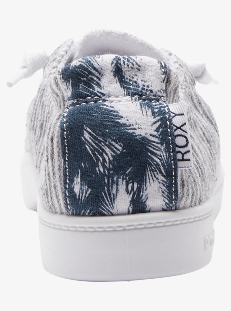 Blue / Navy Women's Roxy Bayshore Sneakers | USA KBNC-86391