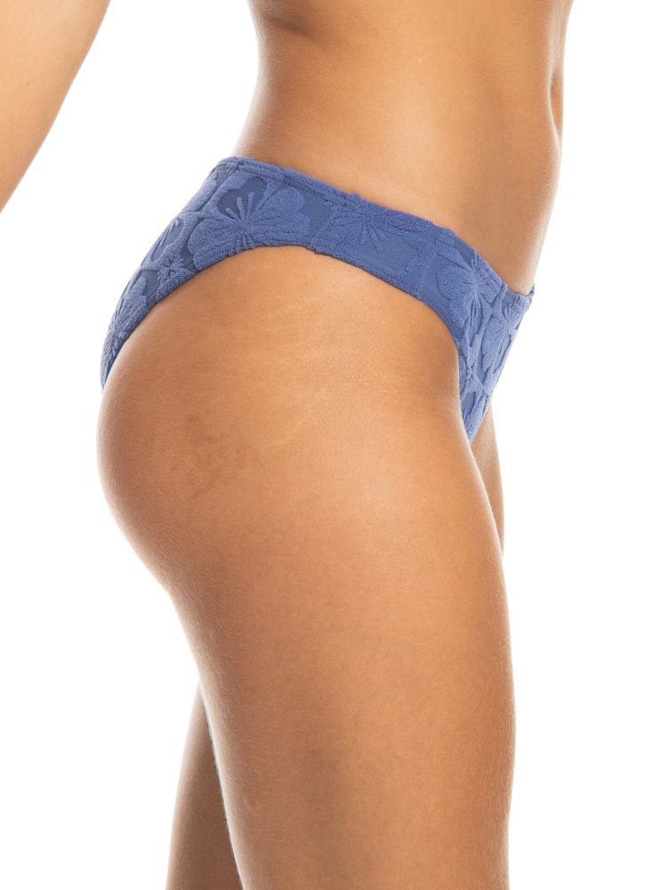 Blue / Navy Women's Roxy Sun Click Bikini Bottoms | USA RNZA-30124