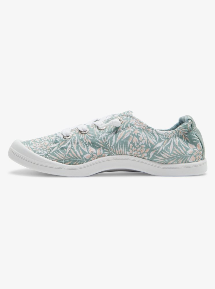 Blue Women's Roxy Bayshore Sneakers | USA QYIH-84076