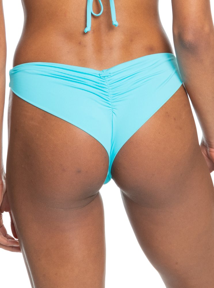 Blue Women's Roxy Beach Classics Cheeky Bikini Bottoms | USA PAFT-15927