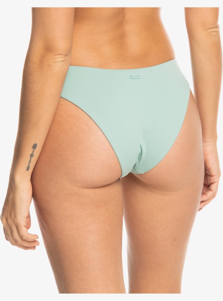 Blue Women's Roxy Beach Classics High Leg Bikini Bottoms | USA SOYA-31208