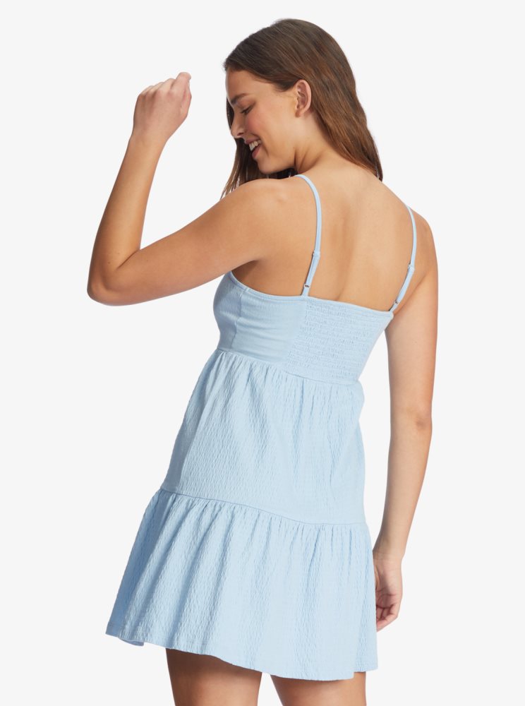 Blue Women's Roxy Beach Hangs Strappy Dress | USA MOGT-57801