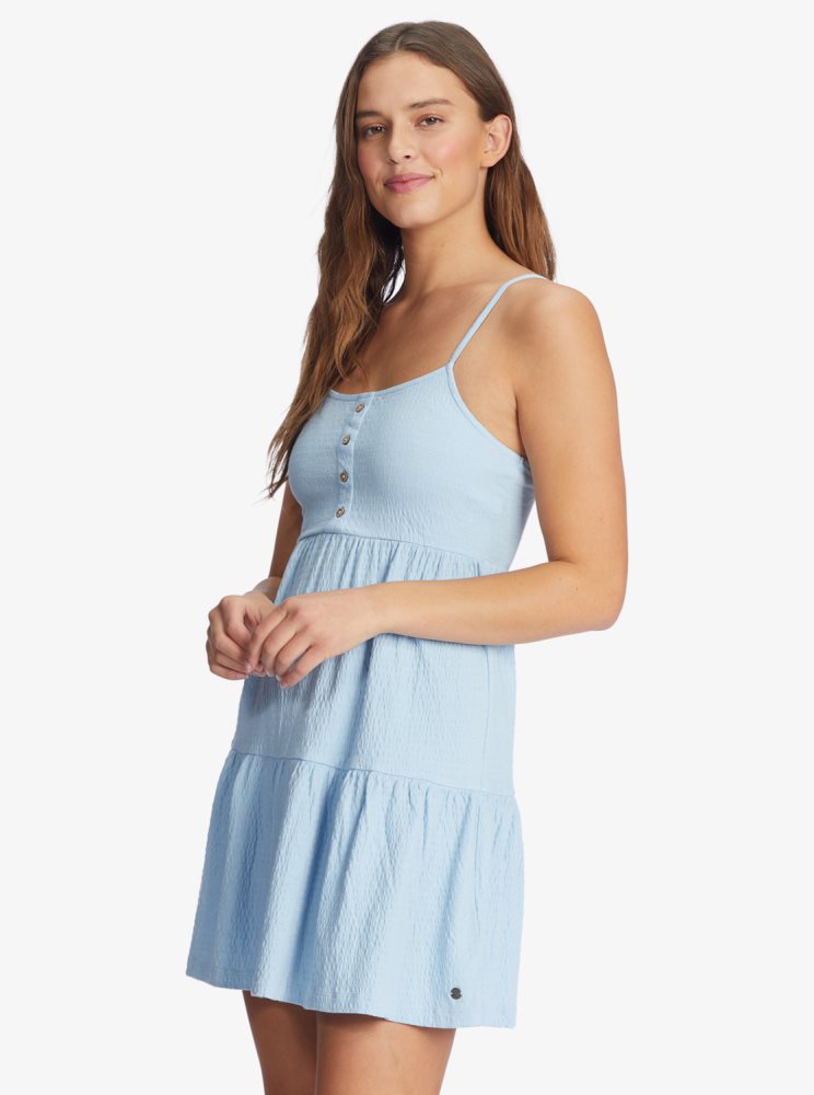 Blue Women's Roxy Beach Hangs Strappy Dress | USA MOGT-57801