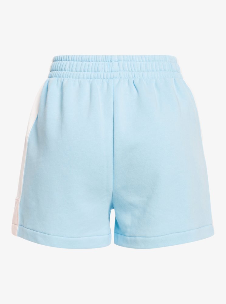 Blue Women's Roxy Keep On Moving Sweat Shorts | USA GVOK-61720