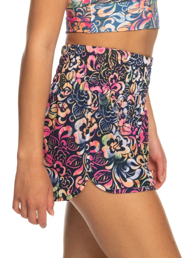 Blue Women's Roxy Move Free Technical Shorts | USA OTSN-36407