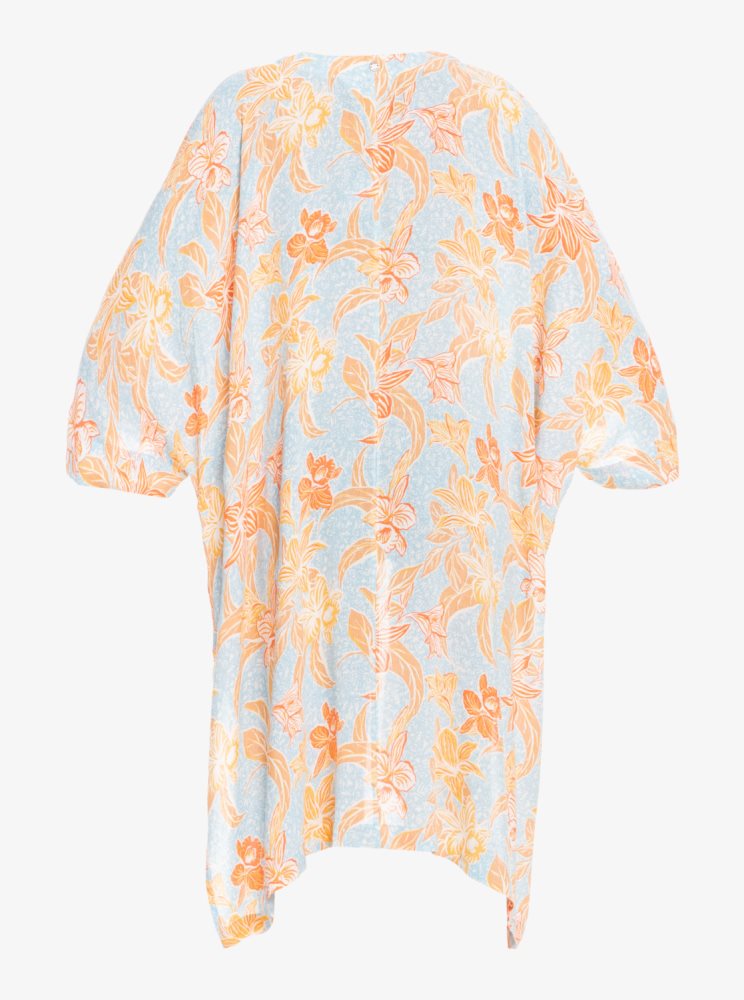 Blue Women's Roxy Rebel Sun Kimono Tops | USA YNUI-78520