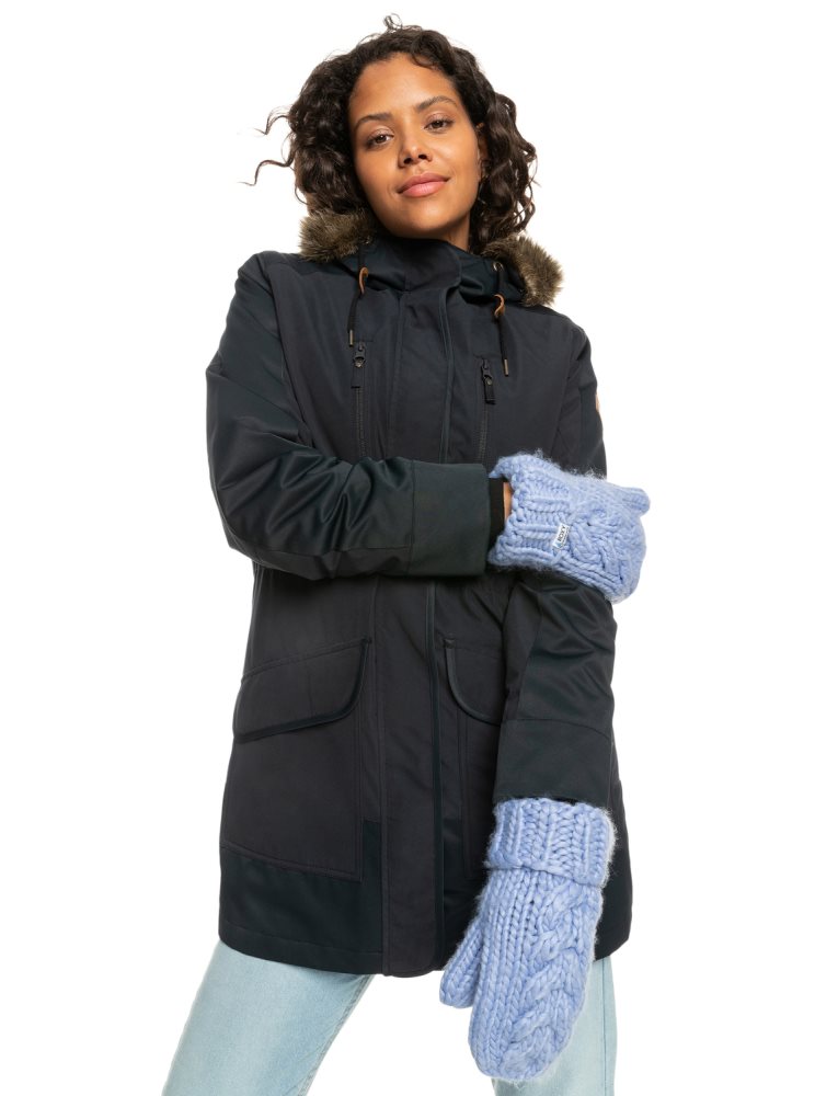 Blue Women\'s Roxy Winter Mittens Snow Gloves | USA FIAW-95683