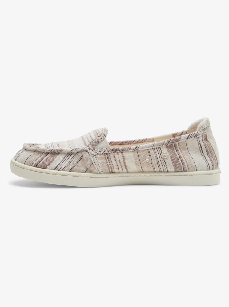 Brown Women's Roxy Minnow Slip On Shoes | USA AVTH-31528