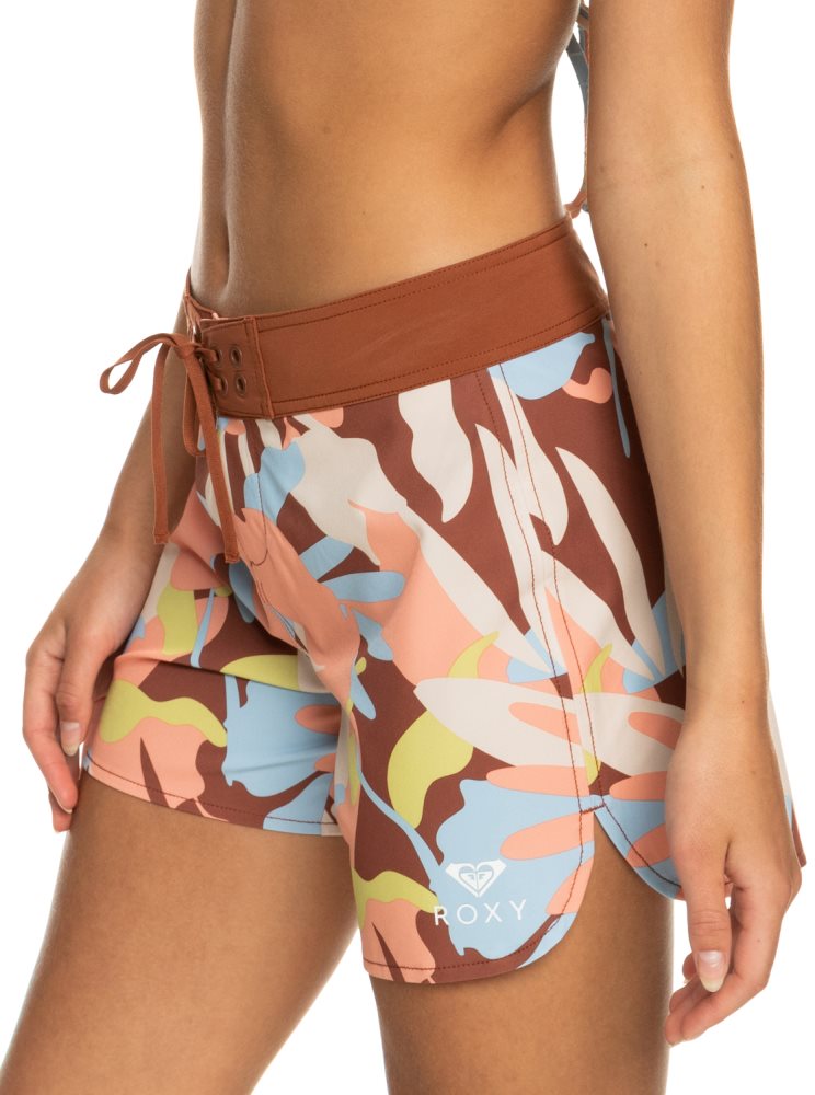 Brown Women's Roxy Novelty Zip-Pocket 5