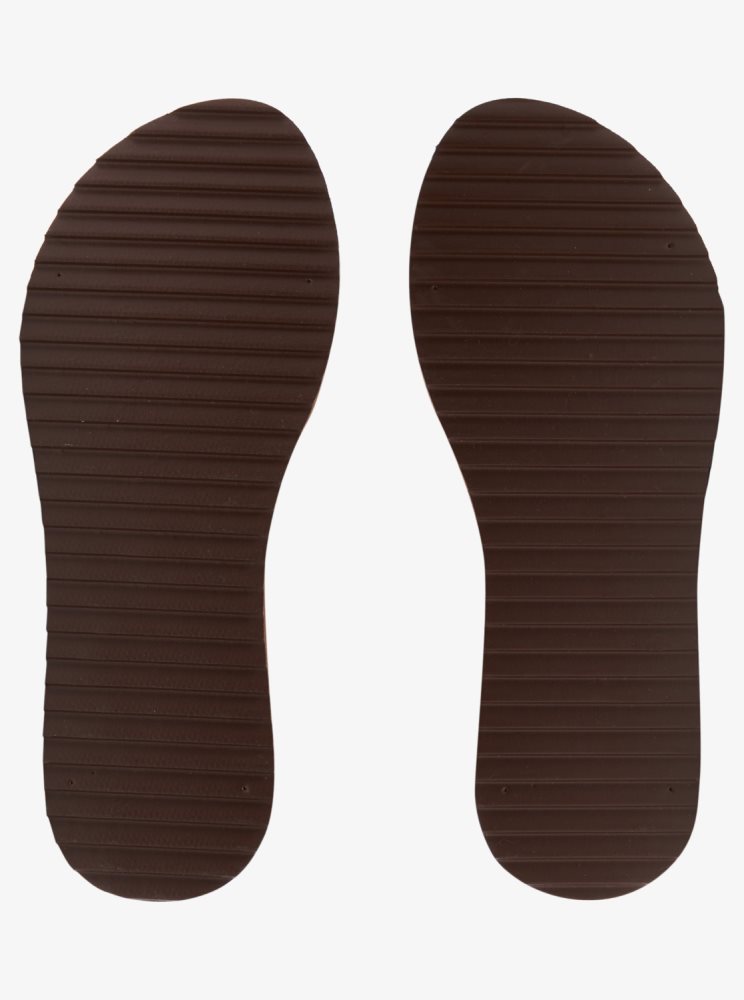 Brown Women's Roxy Surf.Kind.Kate. Kallie Sandals | USA TBVH-83691