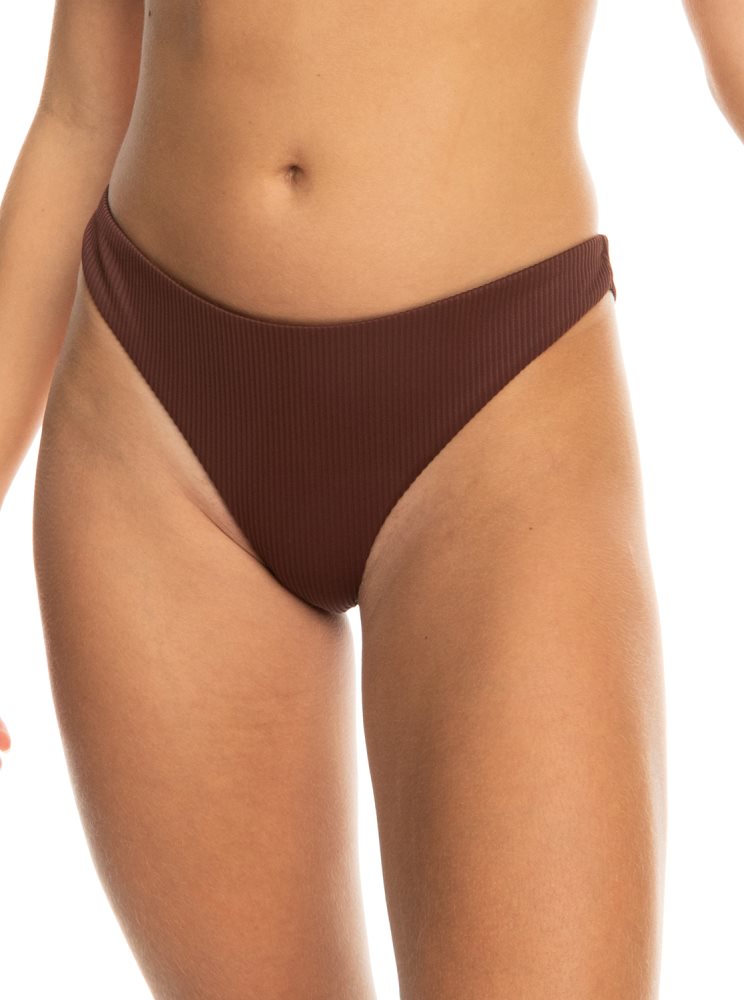 Chocolate Women's Roxy Love The Baja Bikini Bottoms | USA NIZY-53209