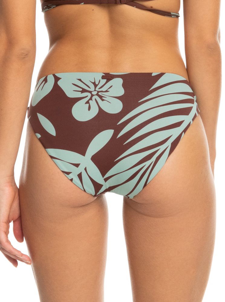 Chocolate Women's Roxy Palm Cruz Hipster Bikini Bottoms | USA RFMY-02461