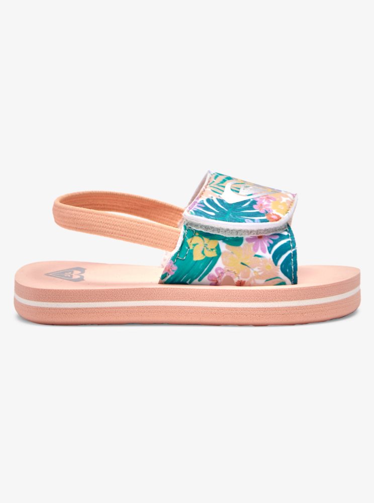 Coral Kids' Roxy Finn Sandals | USA KNEV-10425