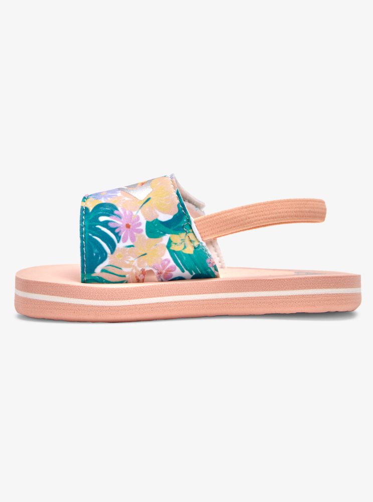 Coral Kids' Roxy Finn Sandals | USA KNEV-10425