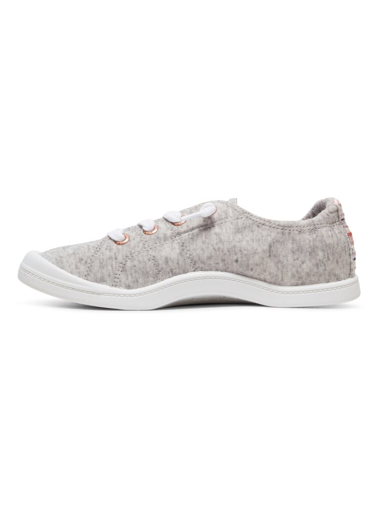 Dark Grey Women's Roxy Bayshore Sneakers | USA CBXL-45628